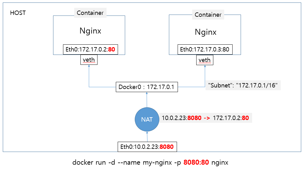Dockr bridge network